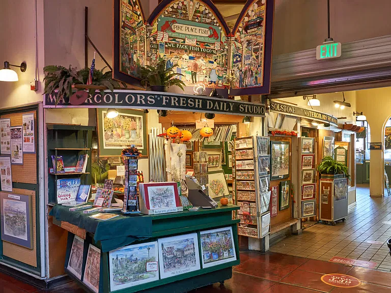 Visit the iconic Pike Place Market.