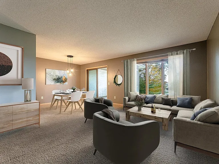 Furnished Living Room