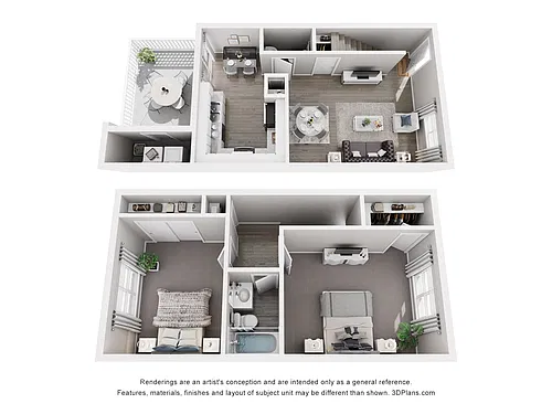 Floor plan 2X2 TH