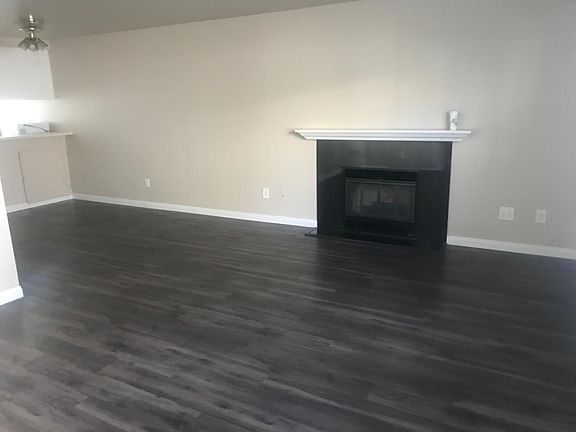 Living room with fireplace