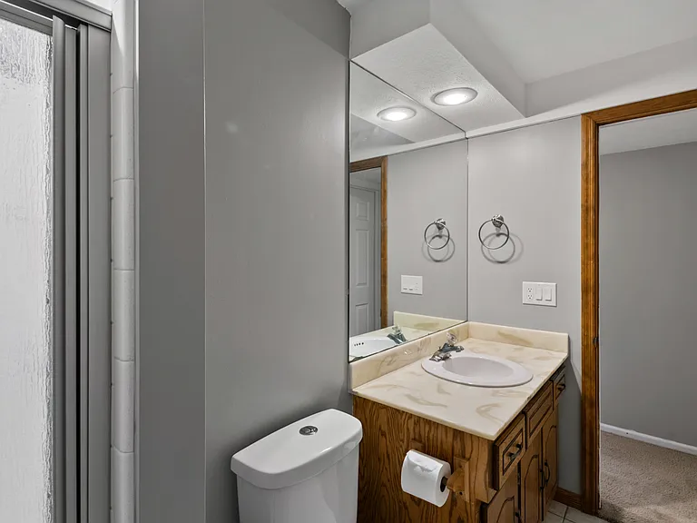 Basement bathroom