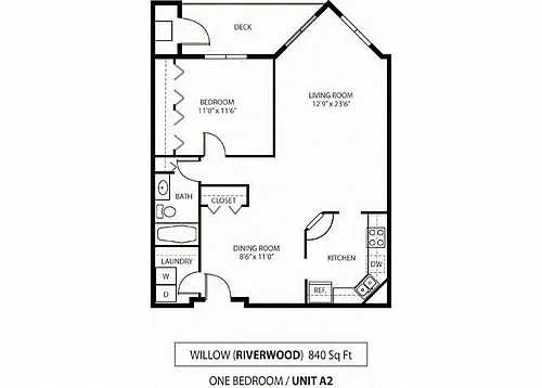 Floor plan Willow