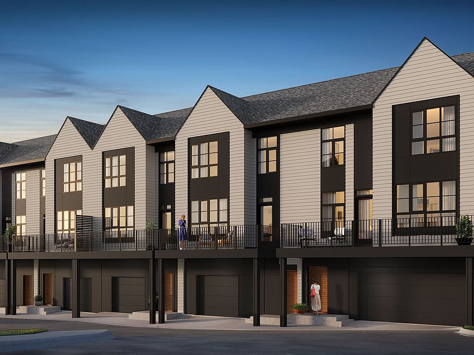 An exterior rendering of block 13 in Crown Park by Brookfield Residential