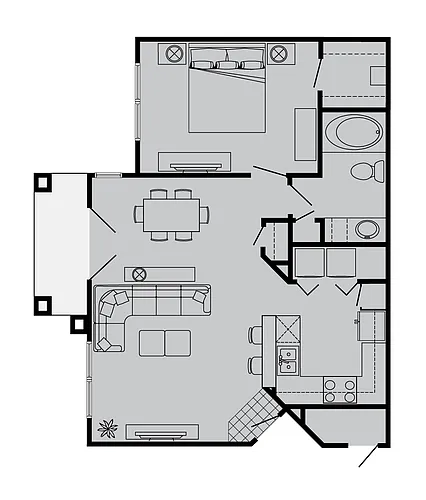 Floor plan B