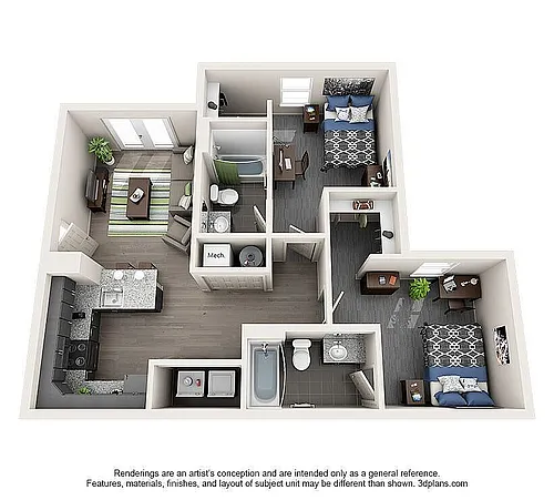 Floor plan The Eddie with Spirit Patio