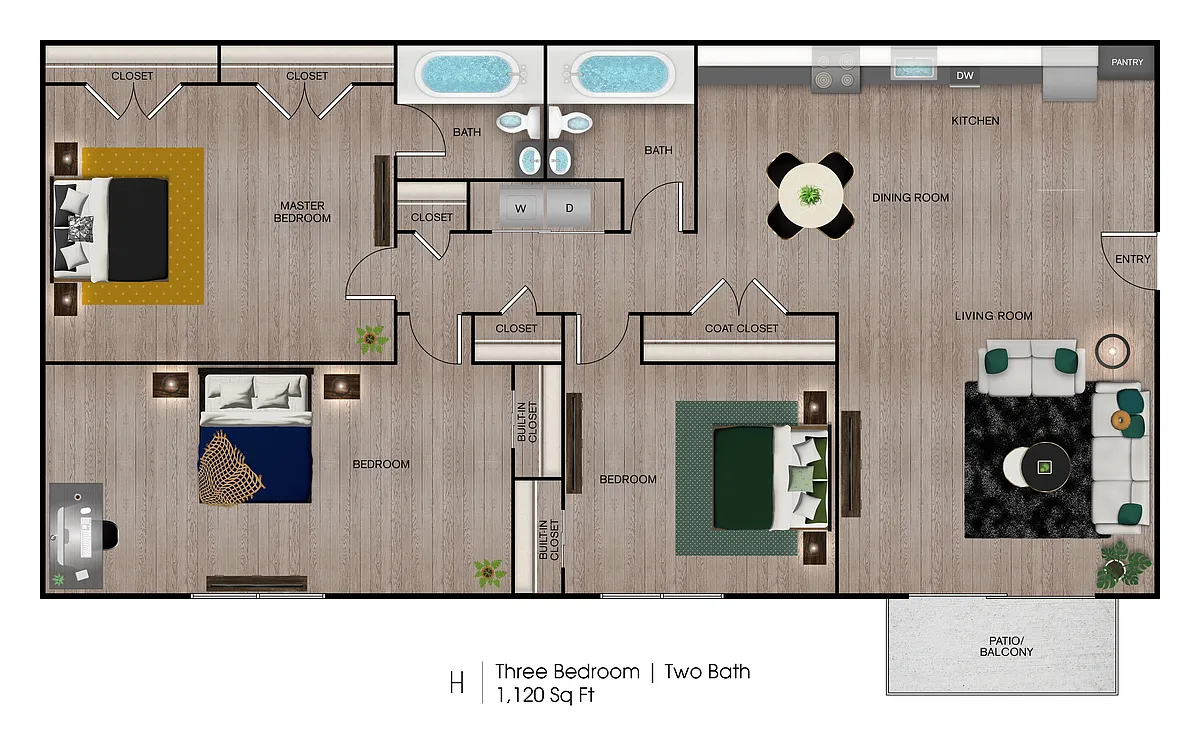 Floor plan H