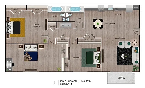 Floor plan H