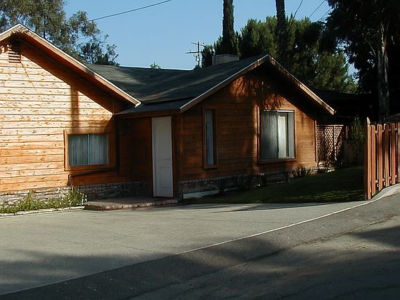 Front of house and entry door