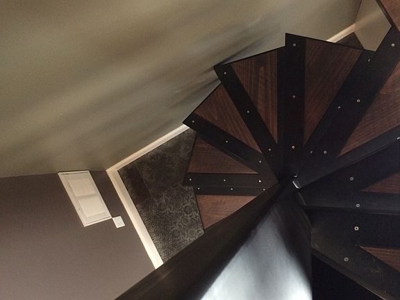 Custom spiral stairs