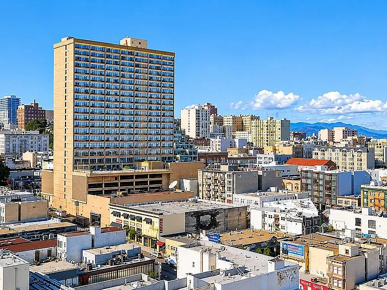 Views from top-floor apartments