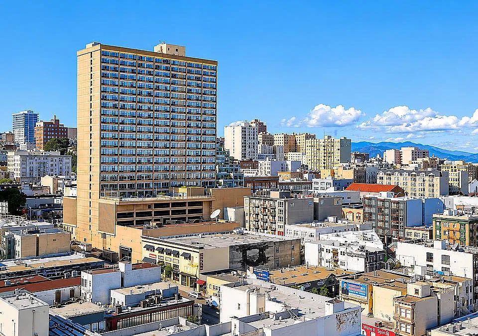Views from top-floor apartments