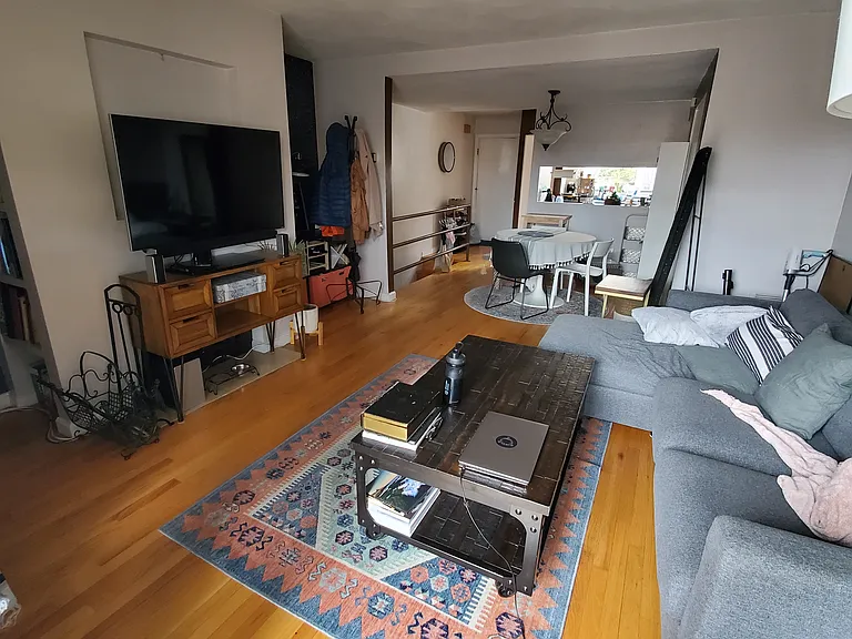 Living room on the upper level