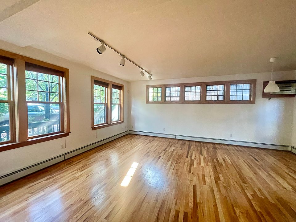 Living and Dining Room. Living room faces south.