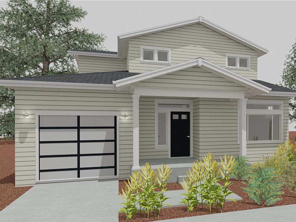 The 1709 1-Car Exterior Rendering