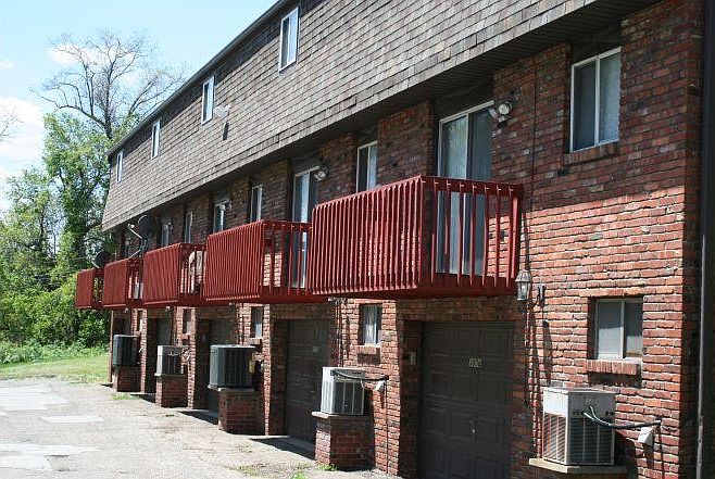 Sunny balcony on each townhome