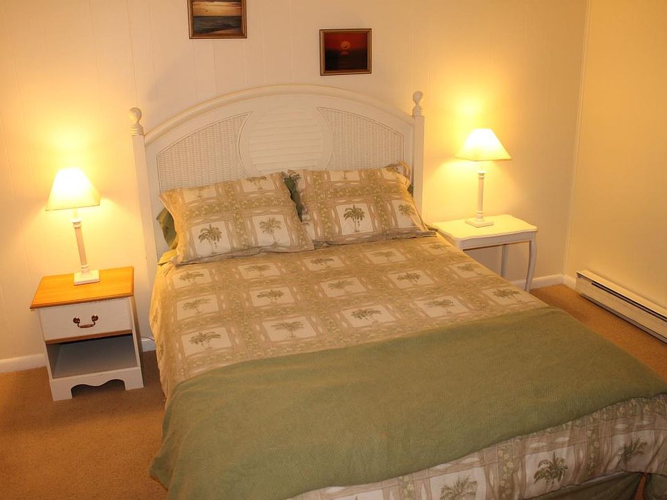 Bedroom #2 has a queen bed and its own bath across the hall.