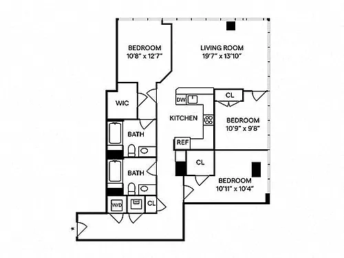 Floor plan C1 732