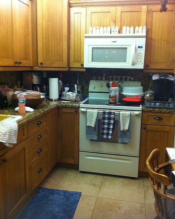 Pat's kitchen w new Oven 