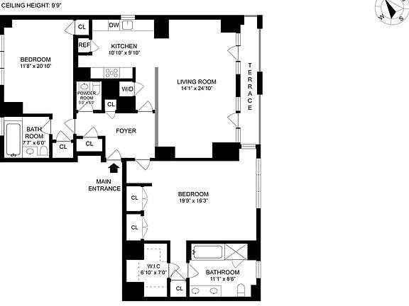 2nd image of 351 E 51st St Ph 6A