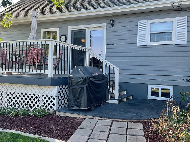 Back deck and grill