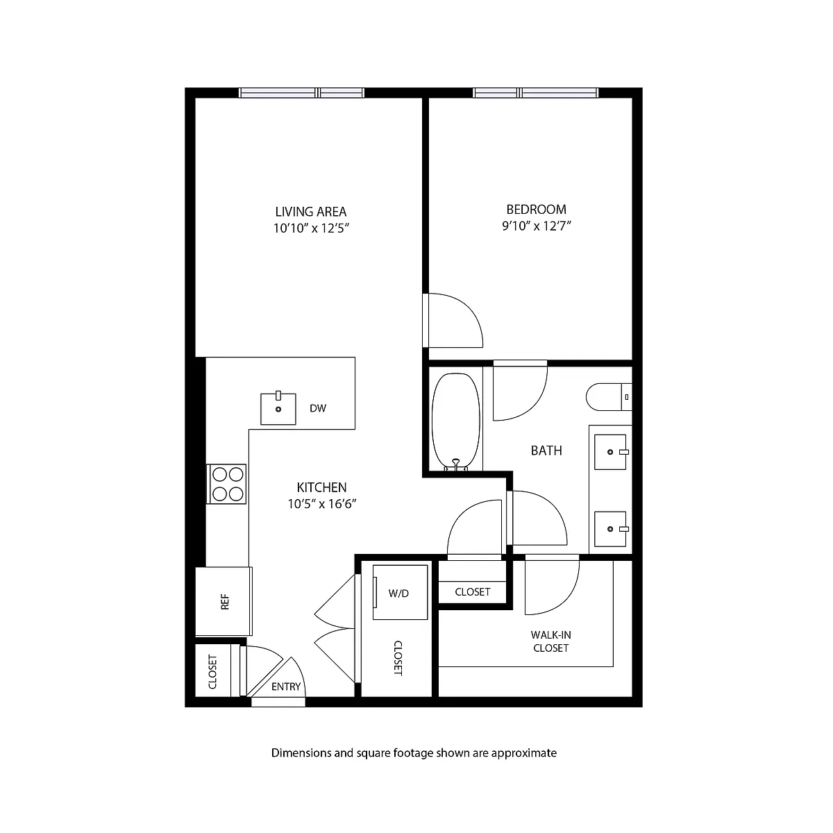 Floor plan The Boxcar
