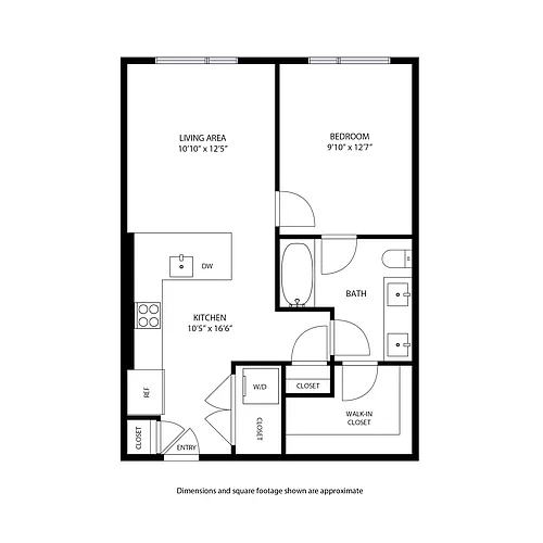 Floor plan The Boxcar