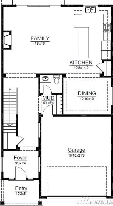 Elevation B - For illustration purposes only. 