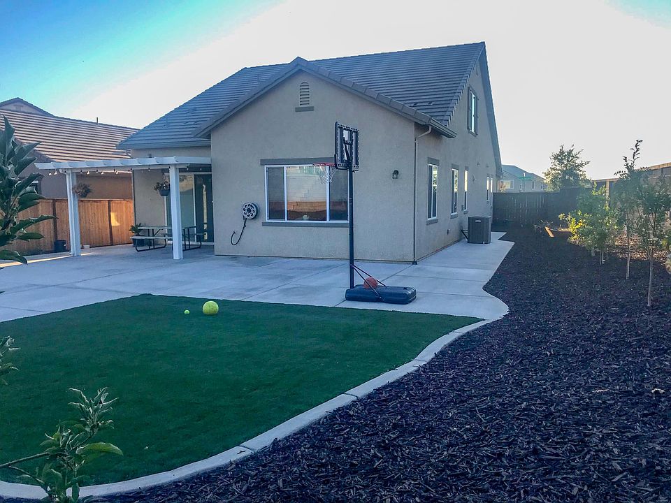 Newly done beautiful backyard with lots of fruit trees/garden beds