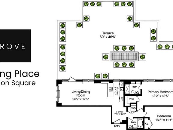 2nd image of 1 Irving Pl #Pent22d