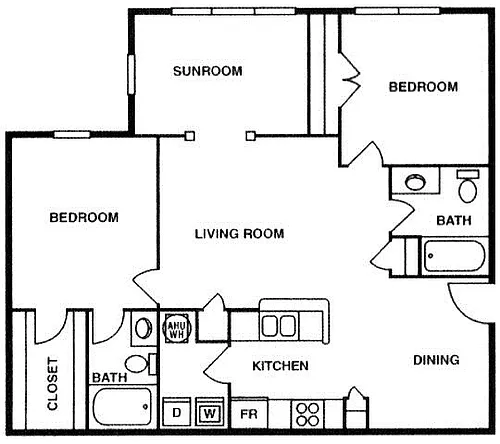Floor plan 2X2
