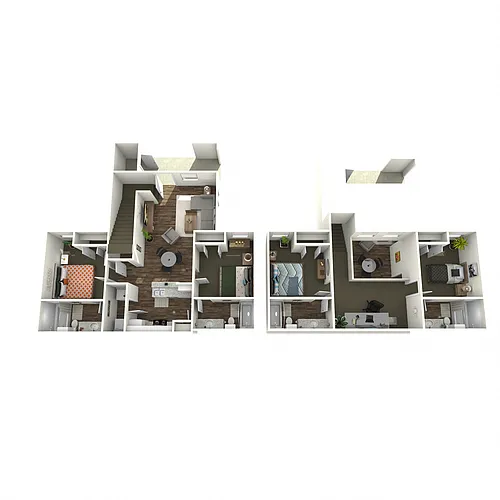 Floor plan 4 Bed 4 Bath