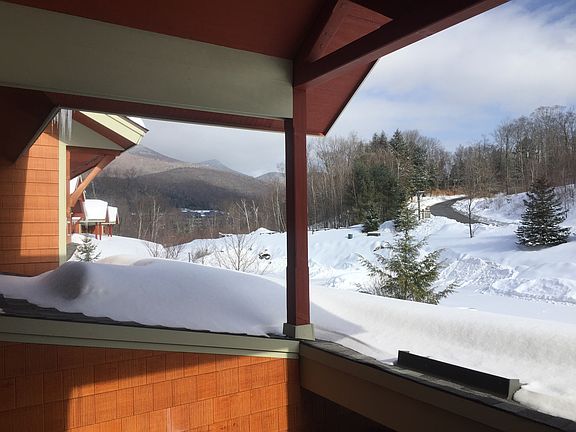 Front door view of Loon Mtn