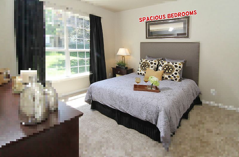 Master bedroom/ Diff Apt. 