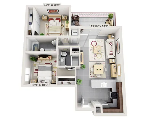 Floor plan Foster (B2D)