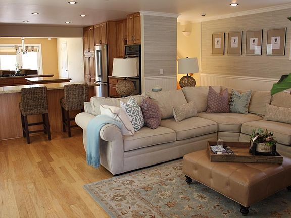 Open, airy floor plan.