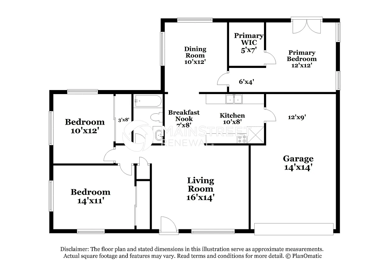 Floor Plan - 11630 Paige Dr