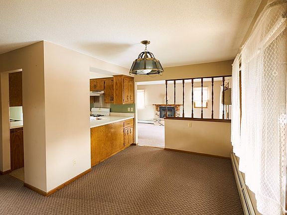 Go up the stairs to Dining Room