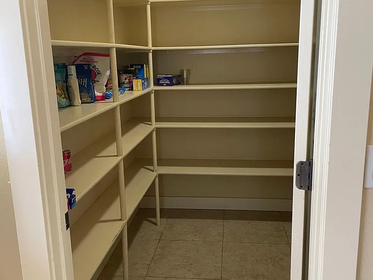 huge walk in pantry