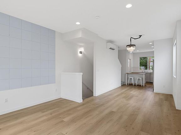 View of dining & kitchen from iving room