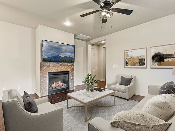 Mounted Samsung TV over Fireplace Comes with home.