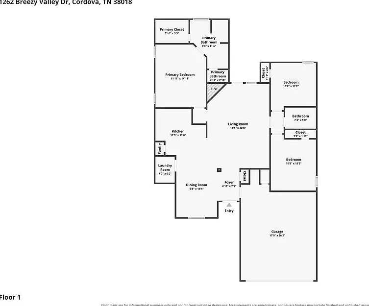3 bed, 2.0 bath, 1499 sqft, $1,745 — Photo 3