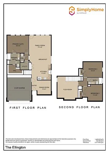 Floor plan 3783 Lake Bend Shore Drive