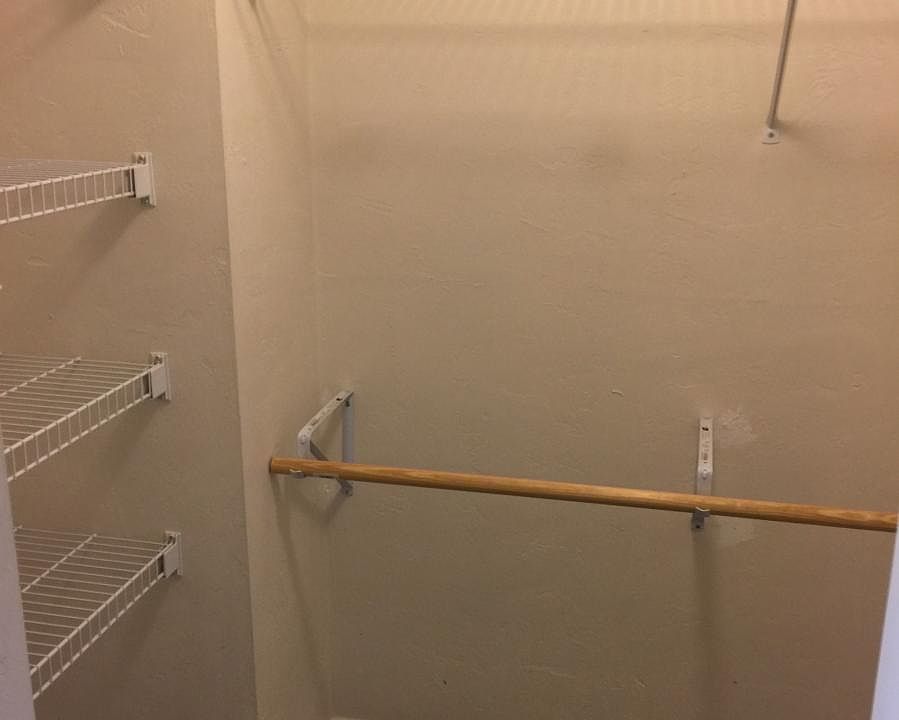 Bedroom walk-in closet