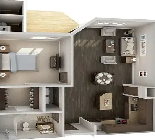 The Draper - West 1 Bedroom 1 Bath The Draper - West 1 Bedroom 1 Bath