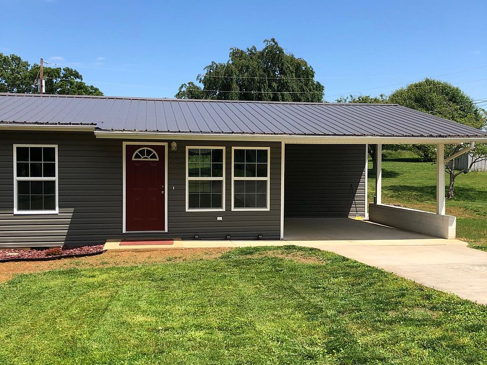 Front view from road