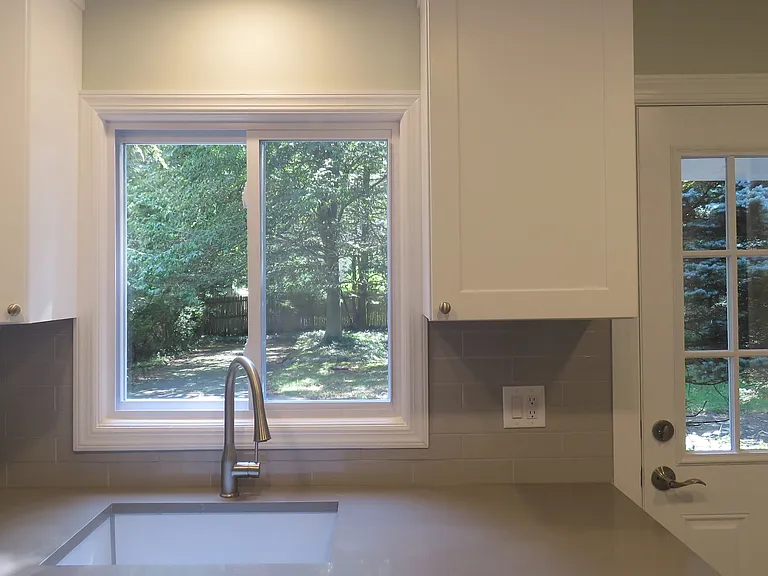 From Kitchen Overlooking the Backyard
