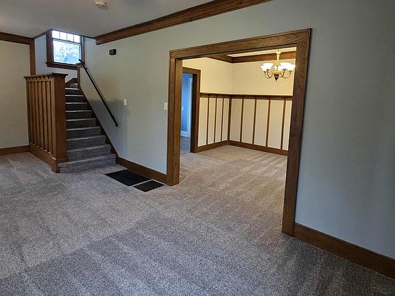 Living room into dining room