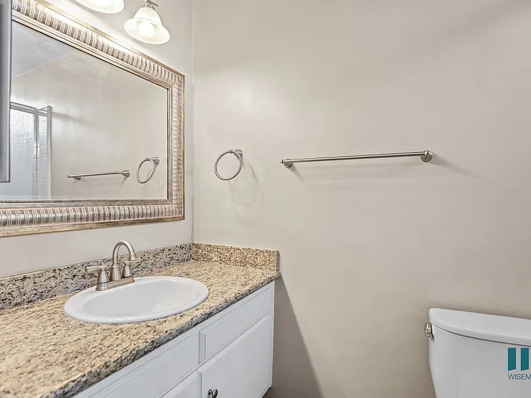 Bathroom with Vanity Cabinet Storage