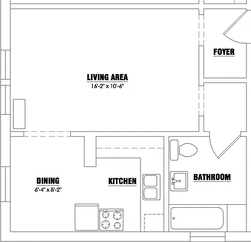 Floor plan Studio 5