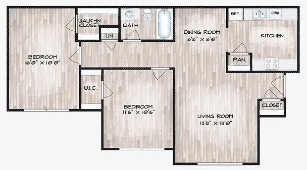 Floor plan B1R